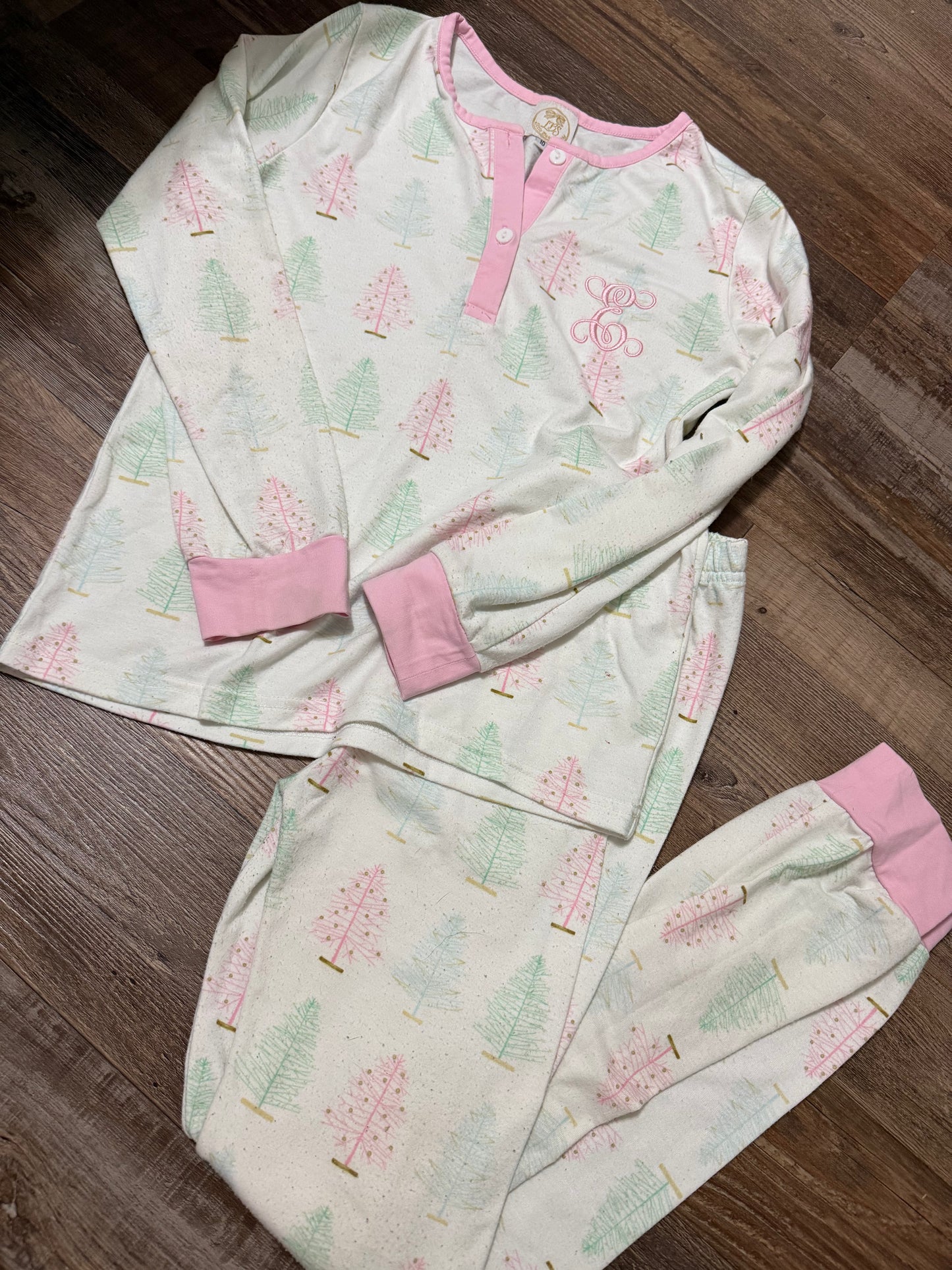 little bear smocks size 10 * has wear - E monogram