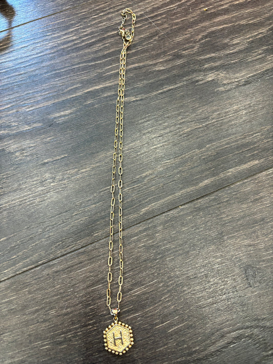 H necklace