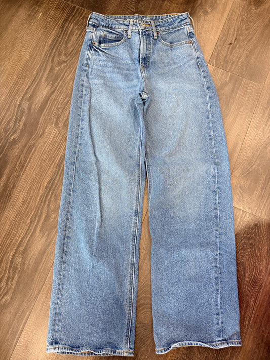 Old Navy extra high rise wide leg size 0