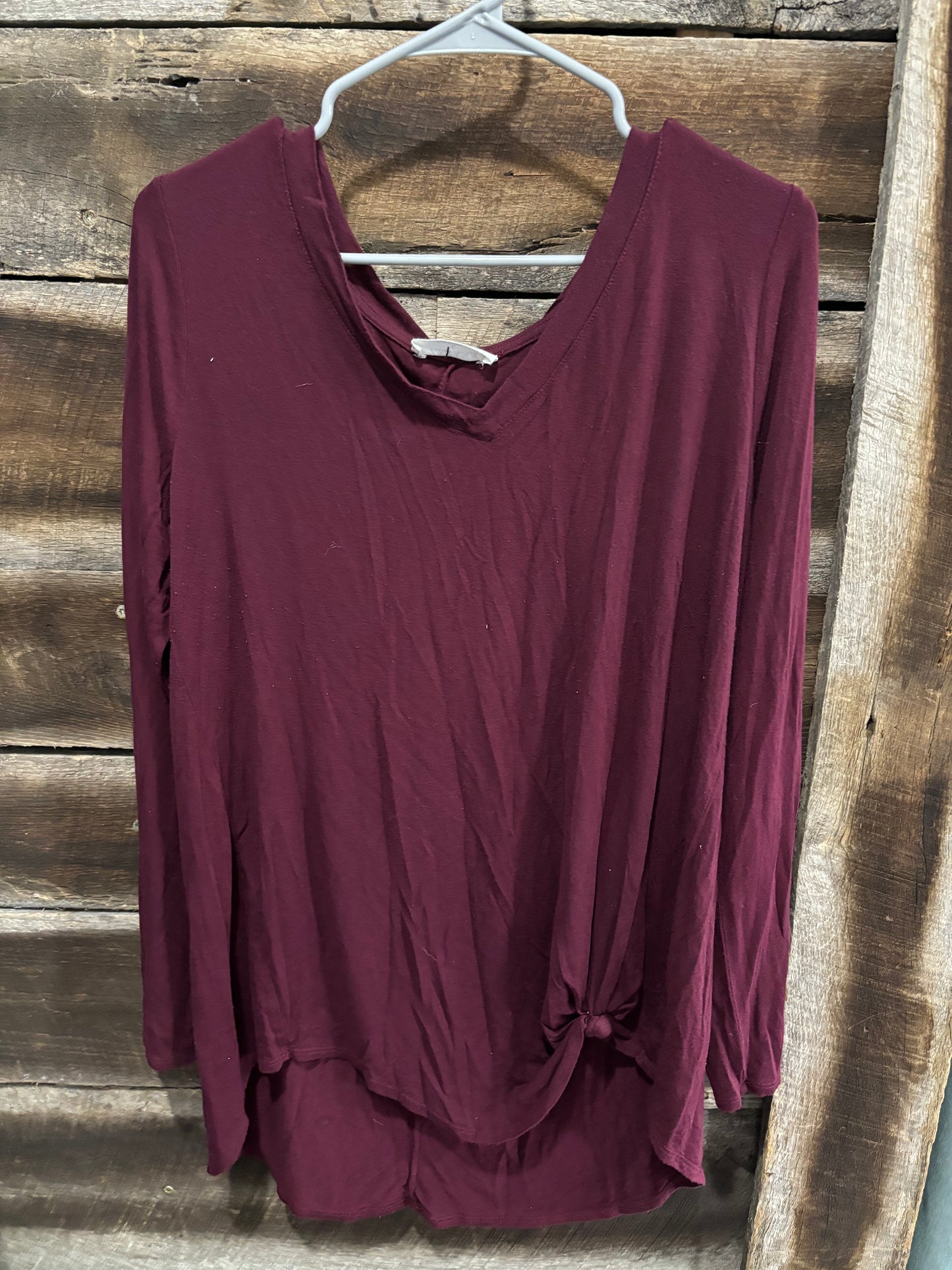 Zenana large long sleeve top