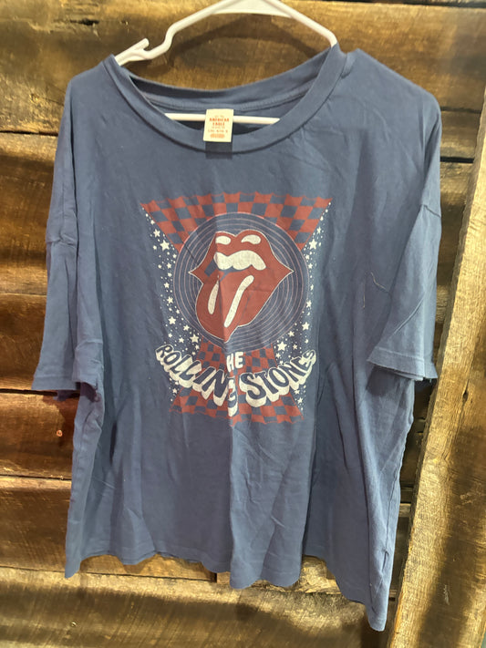 american eagle L/XL spot on back of neck